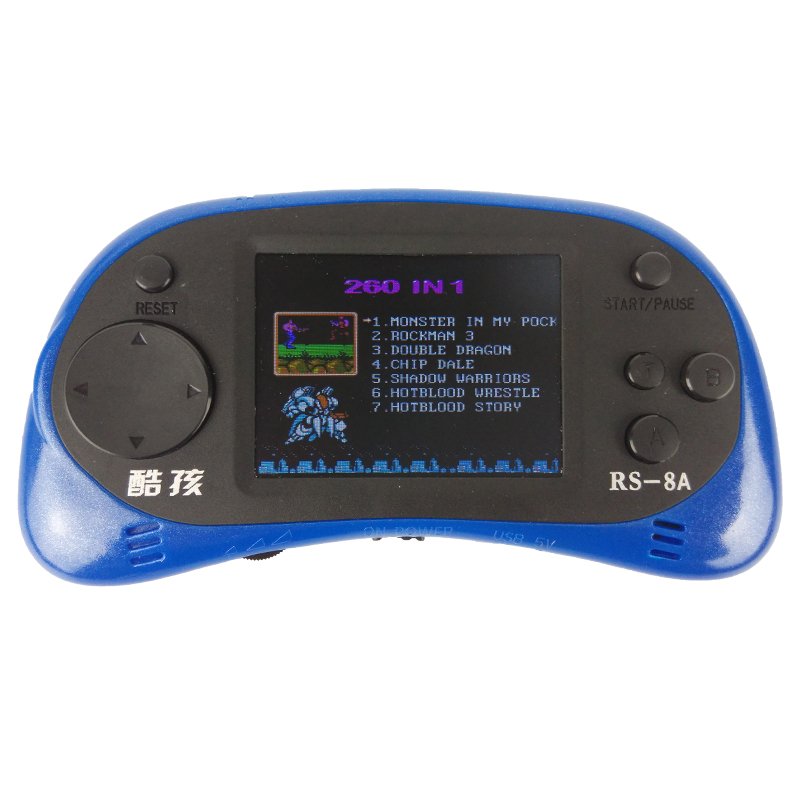 Buy Wholesale 8 Bit 2.5 Inch RS-8A Built in 260 Different ...